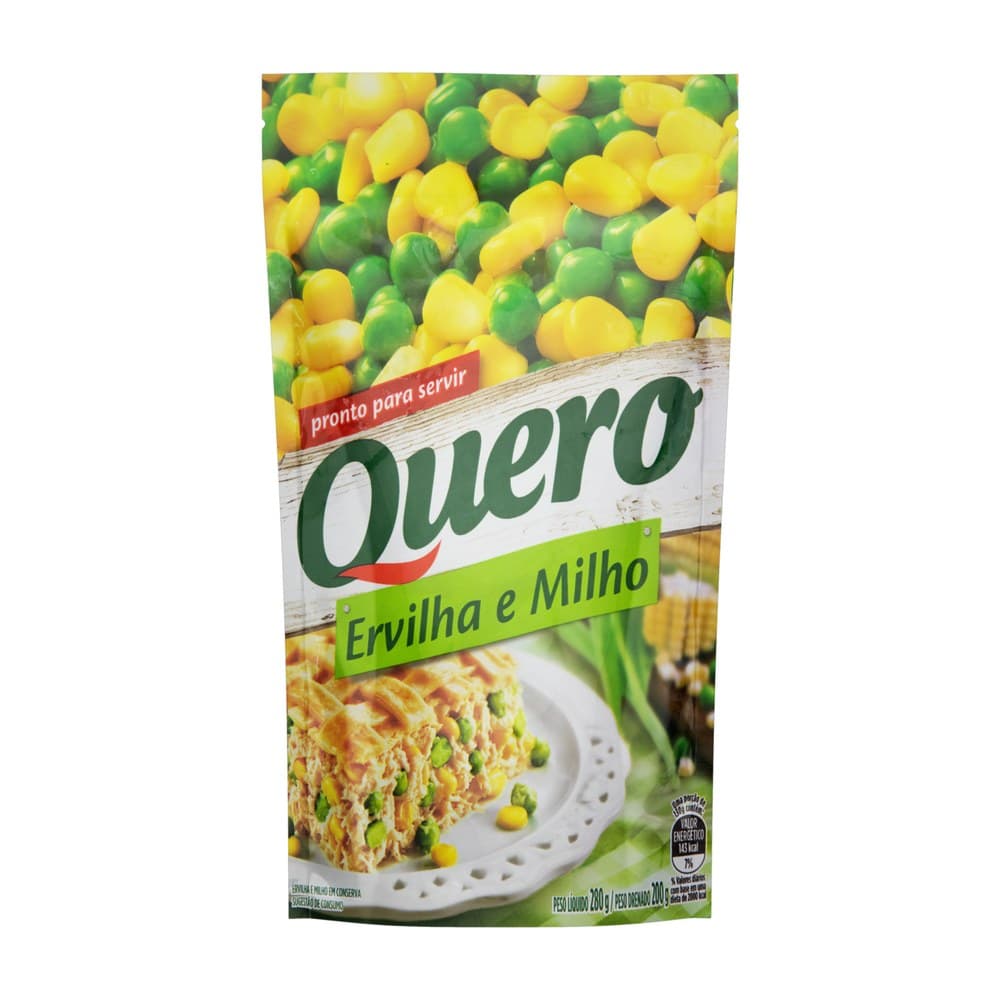 Ervilha e milho (em conserva) Quero 280g