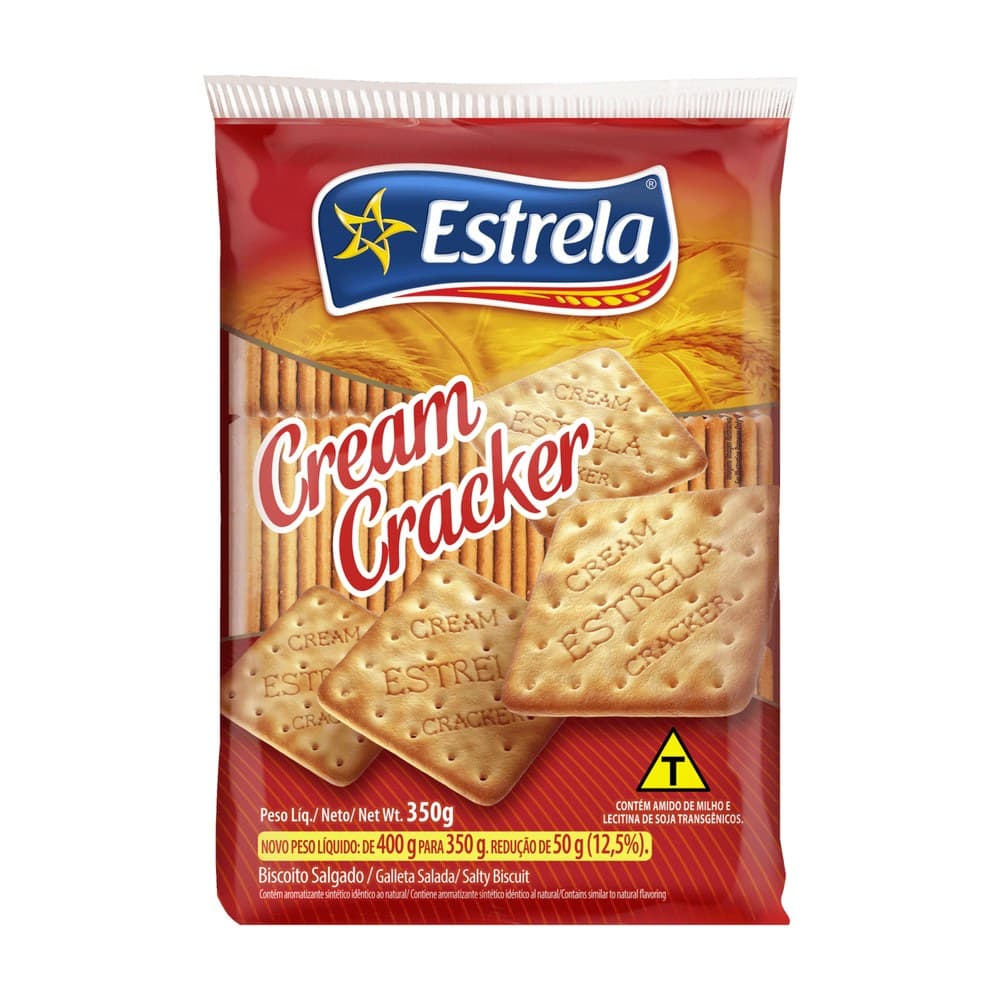 Biscoito Salgado Cream-cracker 350g